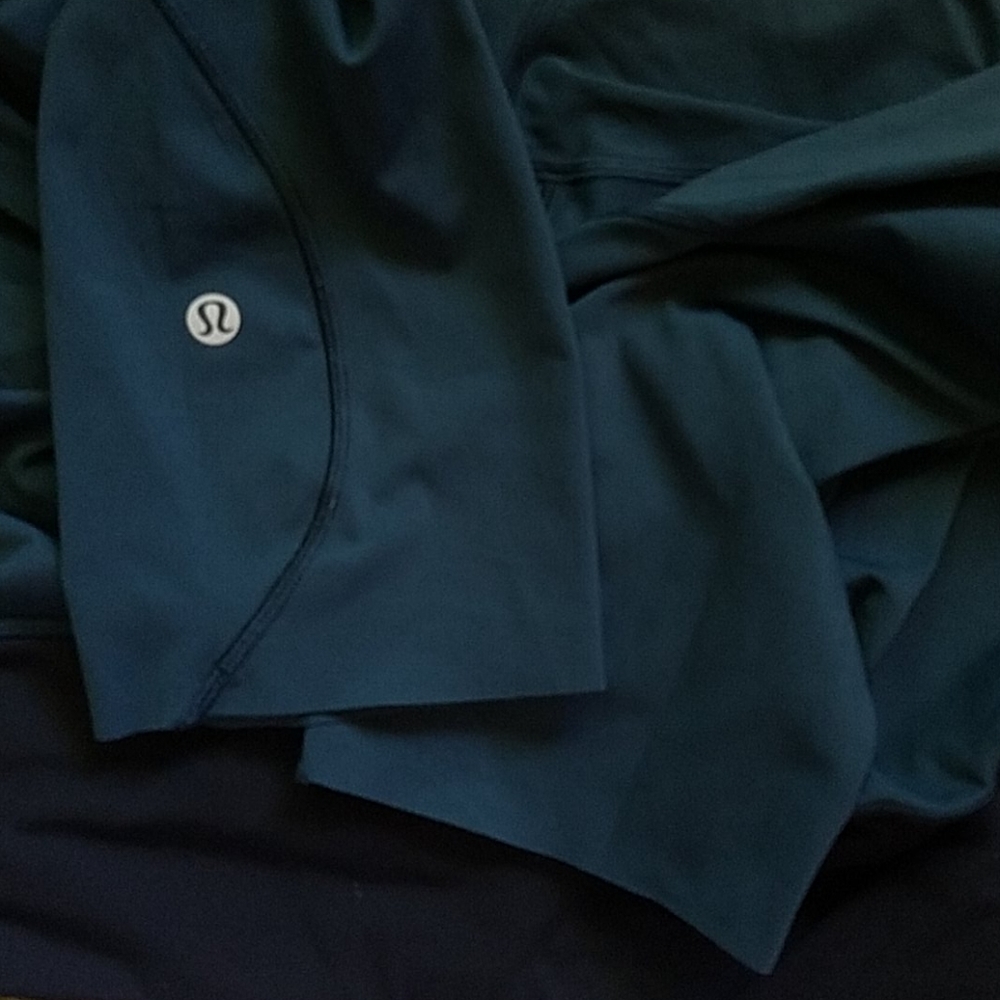 Lululemon run the day crop submarine black 8 pants - Picture 14 of 16